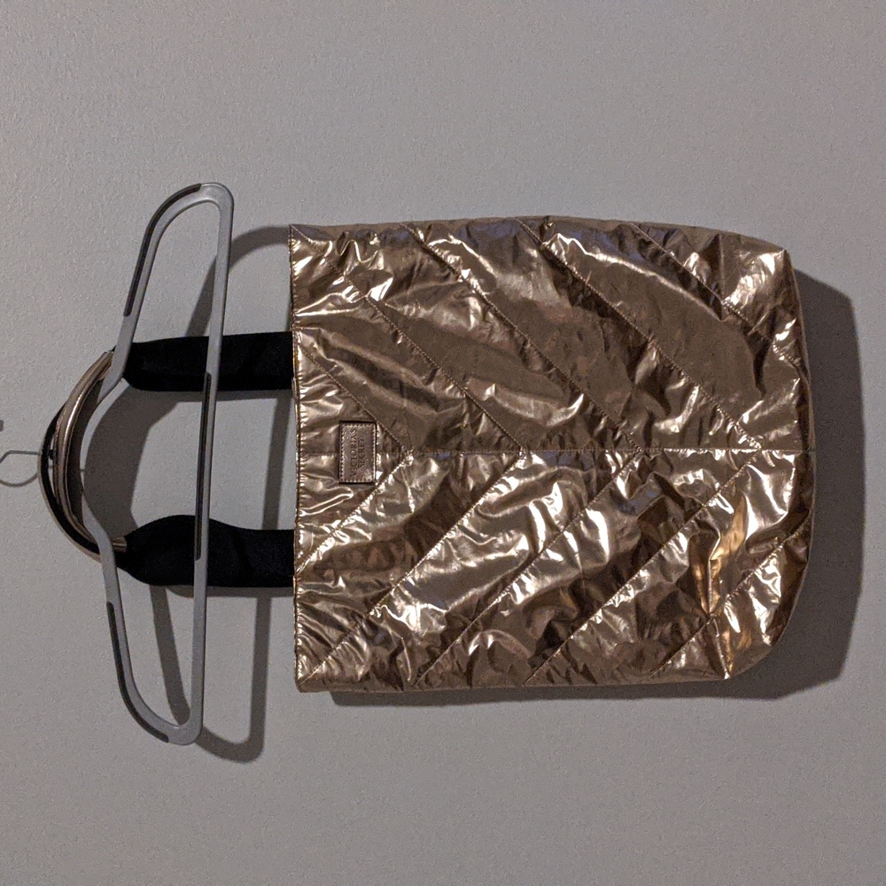 Victoria Secret Shiney Rose Gold Bag